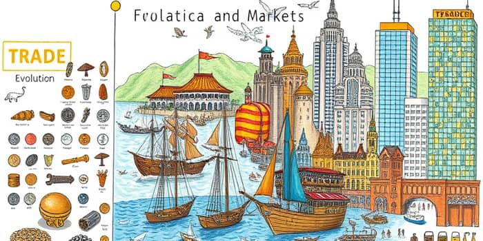 From Barter to Billions: The Evolution of Market Economies